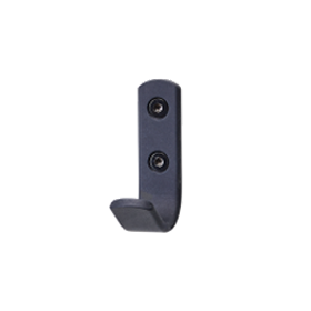Wandhaken Standard Aluminium schwarz