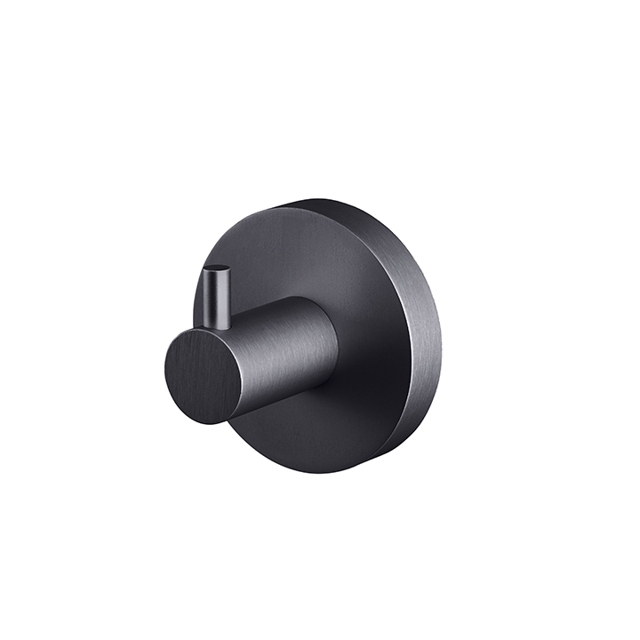 Wandhaken Aluminium schwarz